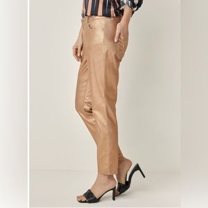 Metallic Coated Designer Jeans